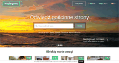 Desktop Screenshot of noclegowo.pl